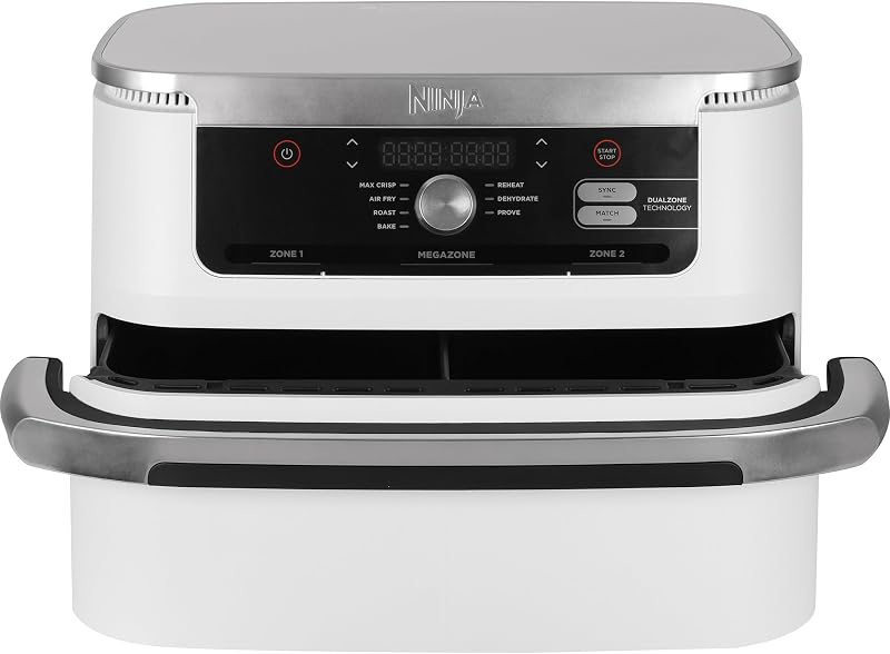 Foodi FlexDrawer, Friggitrice ad Aria Ampia, 10,4L, Bianco