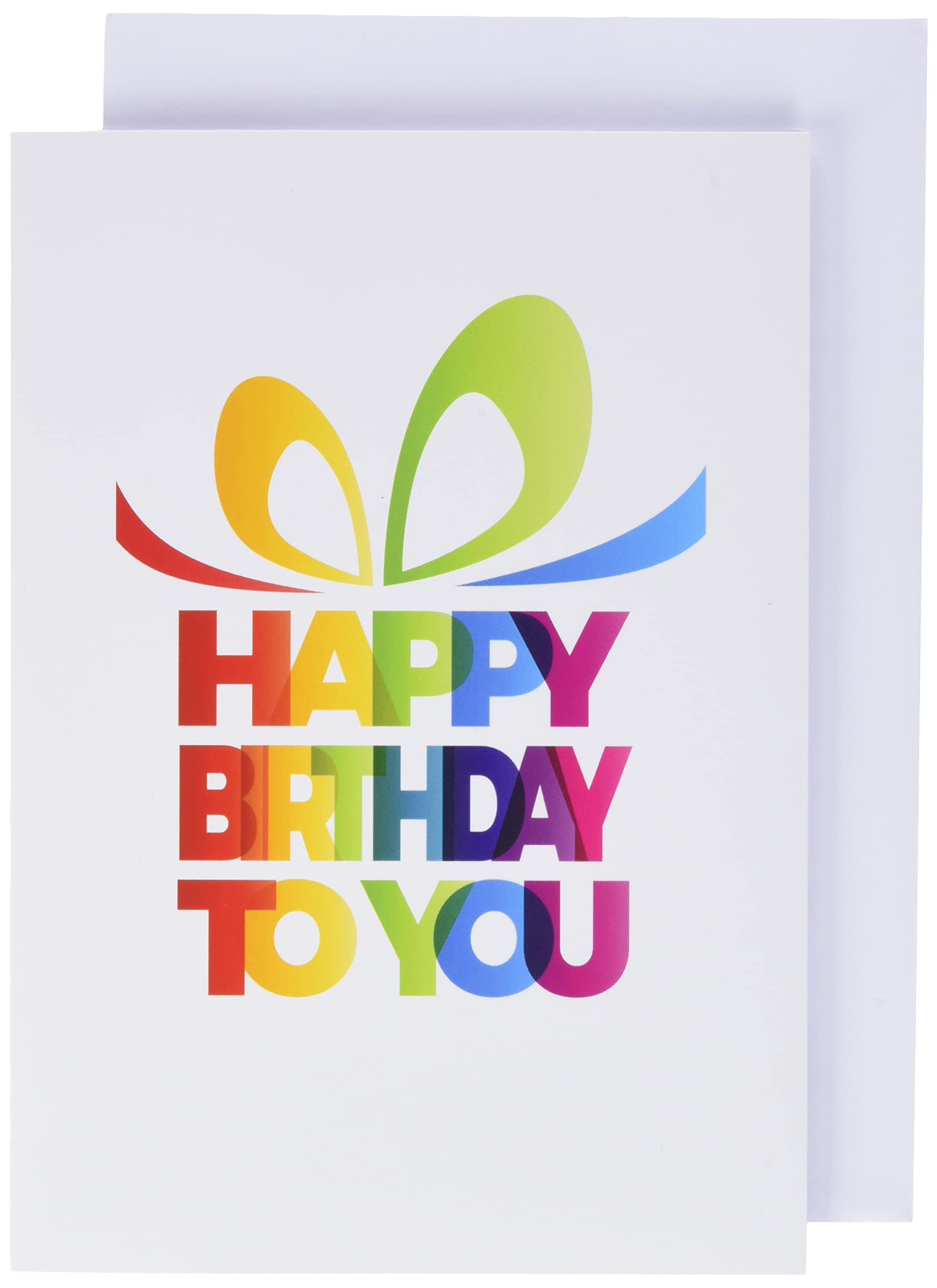 Perleberg Basic Classic - Happy Birthday - 11.6 x 16.6 cm 7510163-2 White