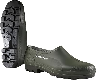 Dunlop Bicolour Unisex Safety Clog PVC Wellies Dark Green EU46 UK11