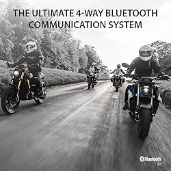 Cardo Systems FREECOM 4X Motorcycle 4-Way Helmet