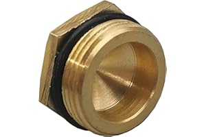 ZEIBOAT RP2865 Push-Button Diverter Plug, Brass Plug for Faucet Diverter, Pipe Replacement Kit