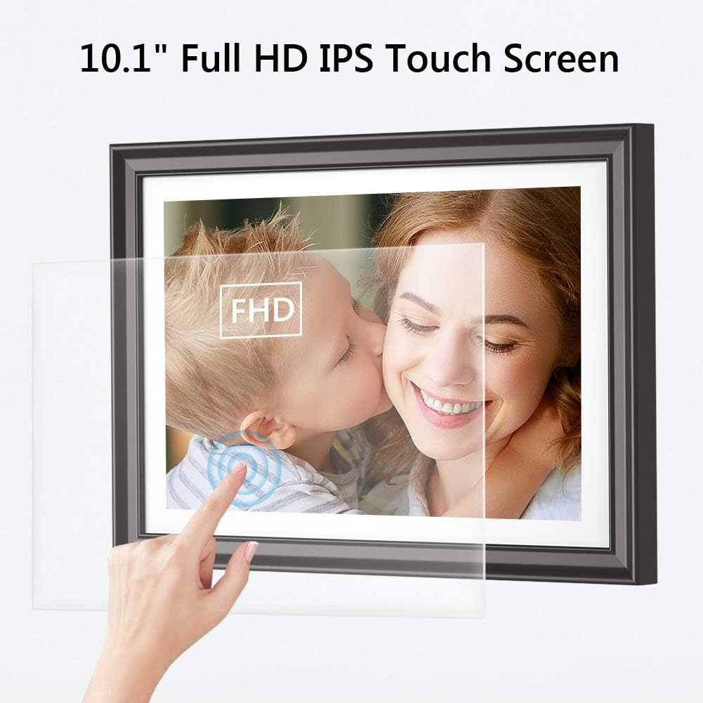 Dragon Touch WiFi Digital Picture Frame 10 inch IPS Touch Screen HD Display 1920x1200, 16GB Storage, Auto-Rotate, Share Pictures via App, E-Mail, Cloud - Classic 10 FHD : Electronics