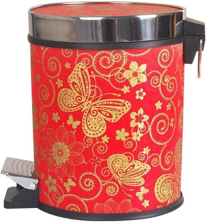 WJQSD Cubo De Basura Basura De La Casa Lata De Plástico Pequeño Cesto