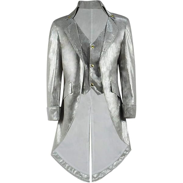 sehseek Victoriaans vest voor heren, steampunk, gothic, middeleeuws vest, Rood, L