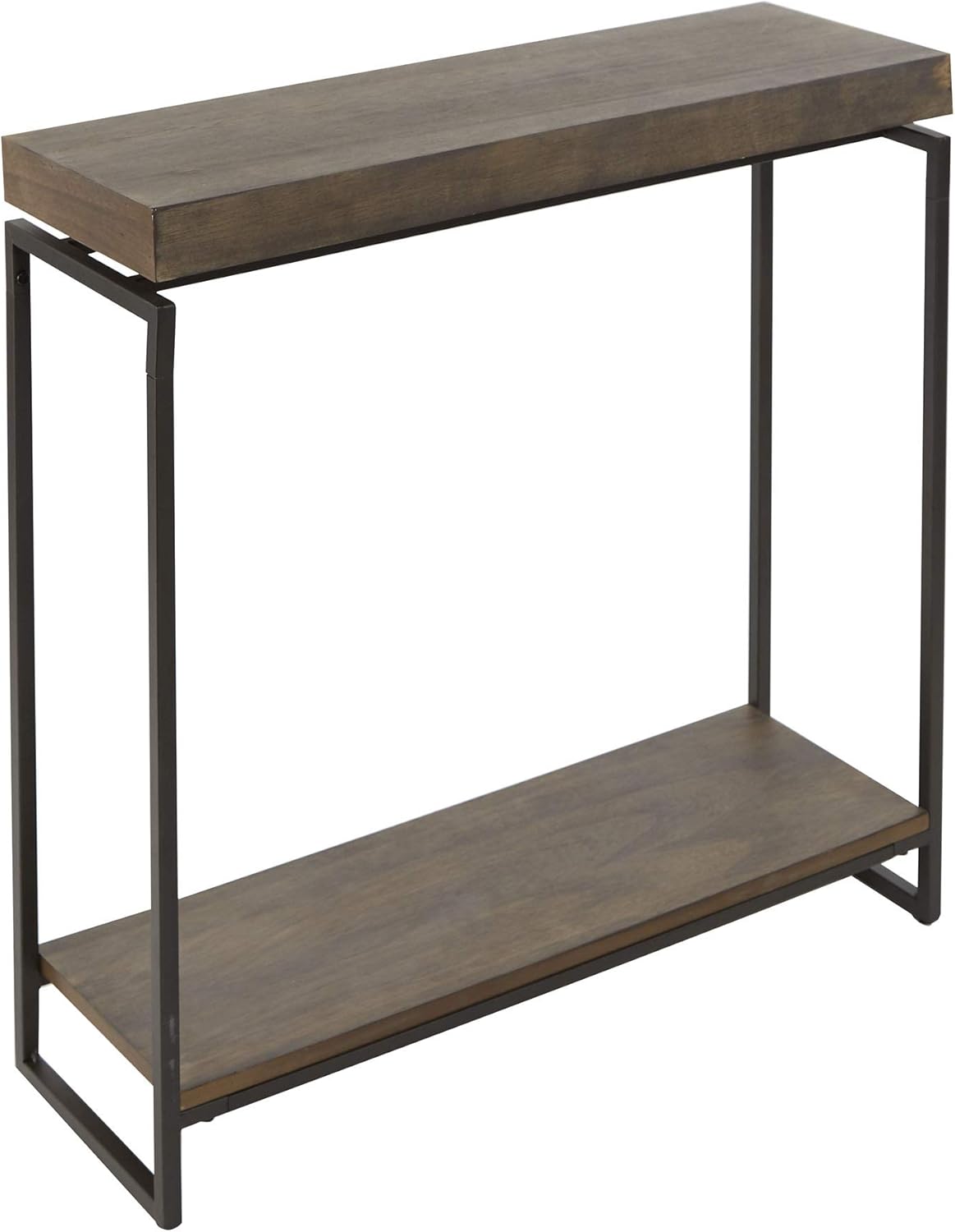 Silverwood Console Table, Light Wood w/Gunmetal: Kitchen & Dining