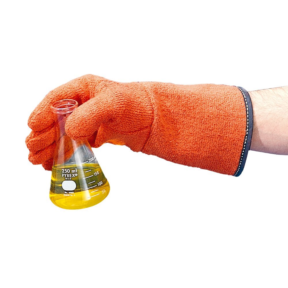 Neolab 6 2226 Biohazard, Autoclavable 47 cm Long Gloves, Orange
