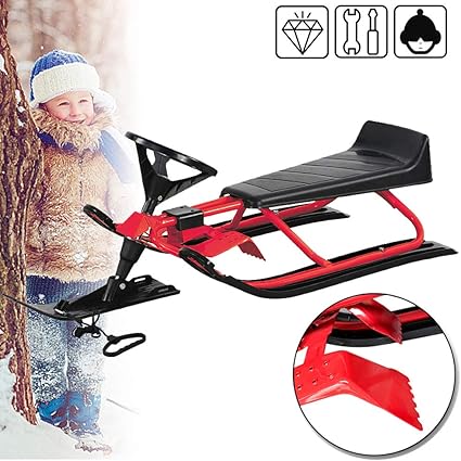 sport outdoor schlitten rodel aufun schlitten kinder lenkschlitten mit bremse und lenkrad kinderschlitten fur fur 1 oder 2 kinder ab 6 jahren spielzeug schlitten rodel 3 modelle dawaak com sa