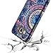 J2 Prime Case, Galaxy Grand Prime Case, Rosebono Hybrid Dual Layer Shockproof Hard Cover Graphic Fashion Colorful Silicone Case for Samsung Galaxy Grand Prime - Mandala