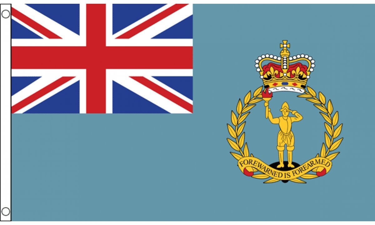 AZ FLAG - Royal Observer Corps Of The British Army Flag - 3x5 Ft - 100D Polyester Roc Banner with Two Metal Grommets - Fade Resistant - Vivid Colors - 3' x 5' Feet - 150x90 Cm
