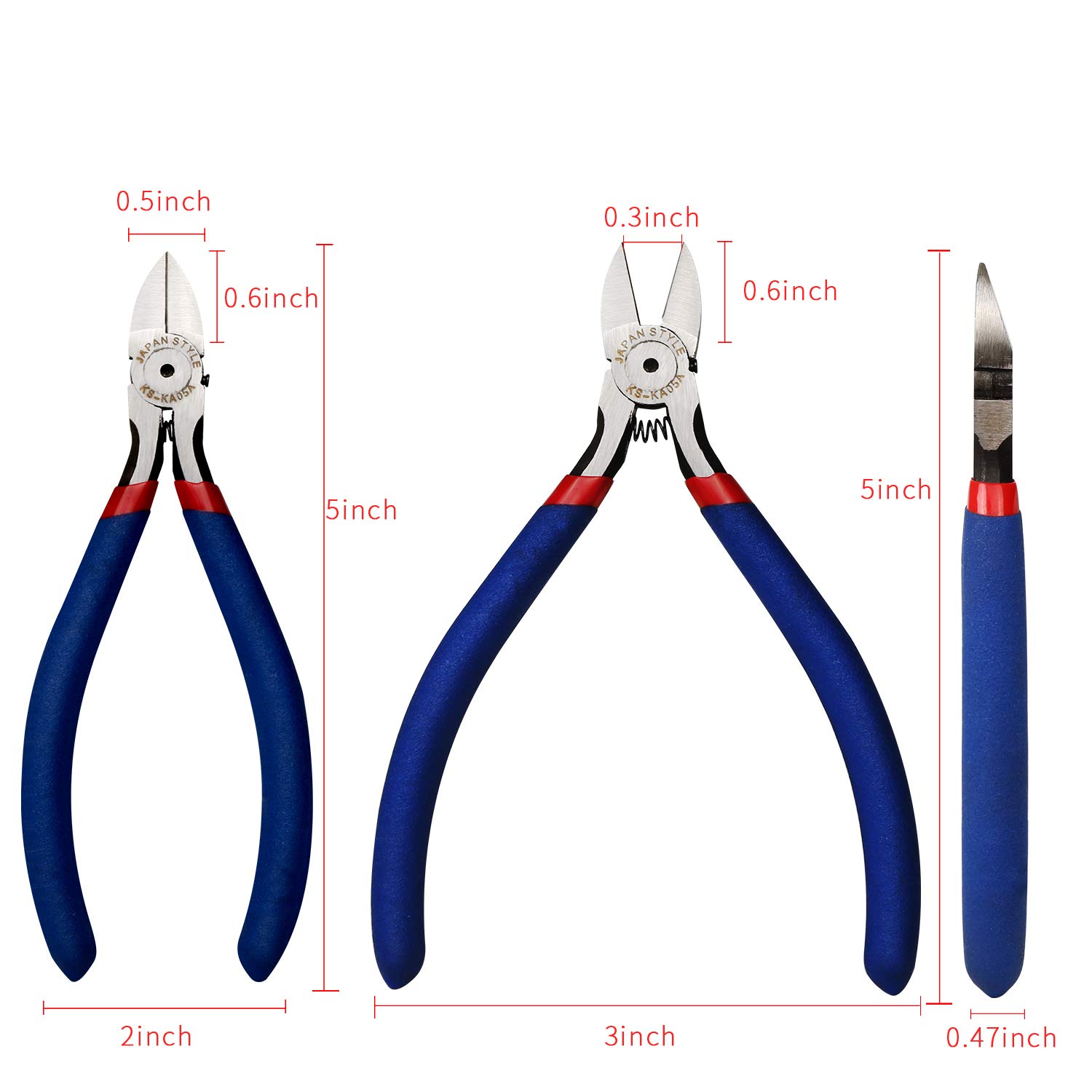 Repair Tools Wire Cutter Iron Wire Plier Flush Cut Pliers Micro Shear Flush Cutter By Kaisi (KA05A)