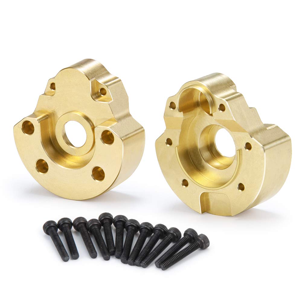 AXspeed 2pcs Brass Heavy Duty Steering Knuckle Cup Housing for 1/10 Redcat GEN8 RC Car