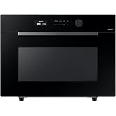 SAMSUNG 1.2 cu. ft. Countertop Convection Microwave with Air Fry, Black Glass, MC12DB8700CKAA