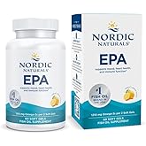 Nordic Naturals EPA, Lemon - 60 Soft Gels - 1210 mg Omega-3 - High-Intensity EPA Formula for Positive Mood, Heart Health & Healthy Immunity - 30 Servings