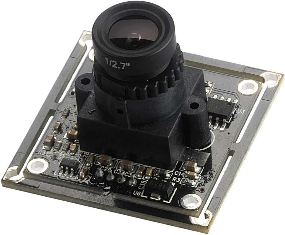 Spinel 2MP Full HD USB Camera Module OV2710 with 6mm Lens FOV 68 Degree, Support 1920x1080@30fps, UVC Compliant, Support Most OS, Focus Adjustable, UC20MPB_L60