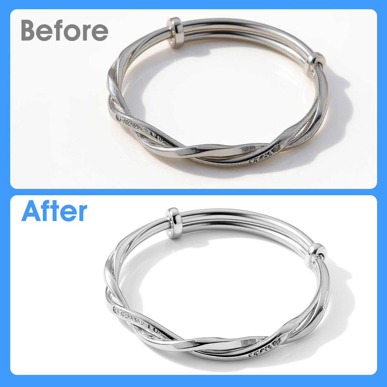 4 Pcs Silver Polishing Cloths Jewelry Cleaning Clothes Premium Silverware Cleaning Cloth for Sterling Silver Gold Diamond Platinum Precious Stones Coins Watch Keeps Jewelry Clean Shining