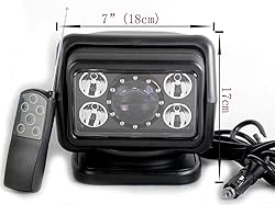 Led Search Light 7 Inch 70W 360 Degrees Rotating