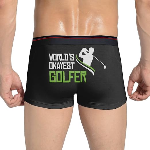 World's Okayest Golfer Men's Seamless Underwear Performance