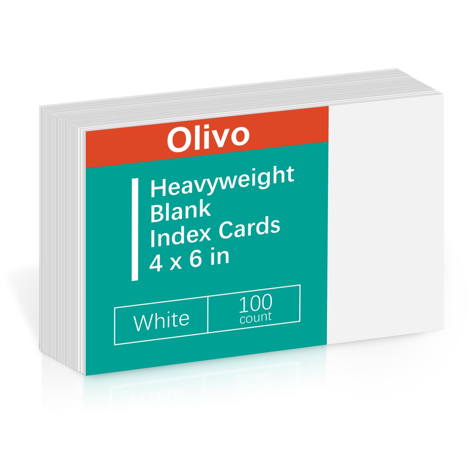 Blank Index Cards 4x6 Unlined Unruled Flash Note Cards 4