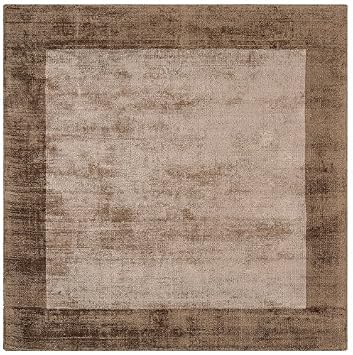Moderner Designer Teppich Blade Border Quadratisch 160x160cm Bb02