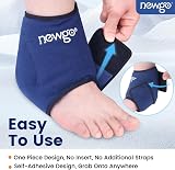 NEWGO Ankle Ice Pack Wrap Reusable Cold Hot Therapy for Ankle view 2
