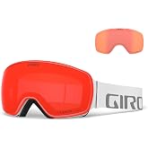 Giro Agent Adult Snow Goggles - White Wordmark Strap with Vivid Ember/Vivid Infrared Lenses (2021)