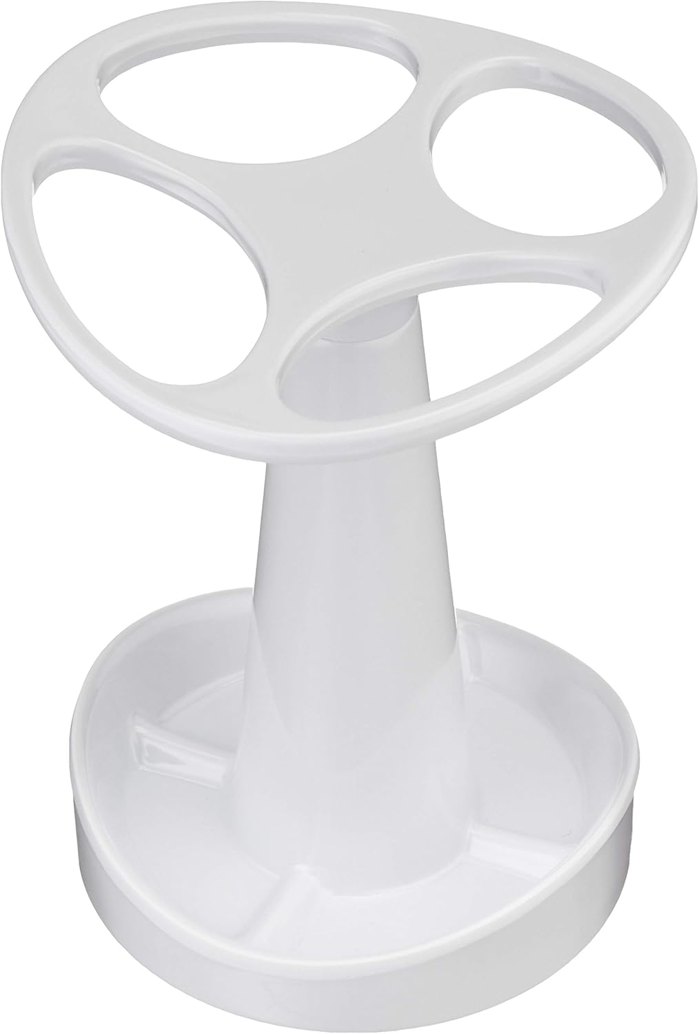 Basics 4-Piece Bathroom Accessories Set, Smooth Grey: Home & Kitchen