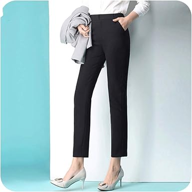 black work pants women's plus size