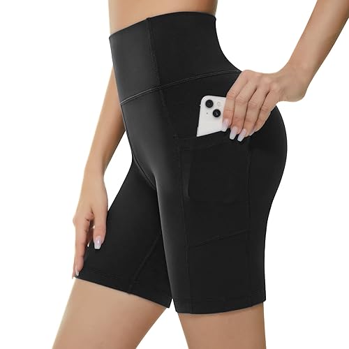 KKB Women's 8''/5'' High Waist Active Wear Shorts Yoga Leggings