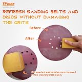 TPmax 40x40x200mm Abrasive Cleaning Eraser Stick for Belts Discs Shoes view 3