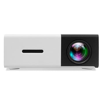 Mini LED Portable USB/SD/AV/HDMI Input Projector for PC and Laptop (Black)