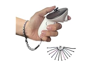 ANNRYBOR Improved Replacement Wrist Wraps for Oculus Quest 3 Gen Controller, Professional Wrist Lanyards with Resin White Stopper, Replacement Adjustable Hand Straps for Quest 3 Controller（Dapple）