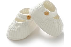 Wugugu Baby Booties Crochet Knit First Walkers Boots Newborn Soft Socks Shoes for Infant Boy Girl