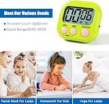 Houdian Digital Kitchen Timer with Magnetic Backing & Stand, Count Up/Down view 5