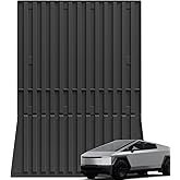 3W Truck Bed Mat for Tesla Cybertruck 2023 2024 2025, All Weather Protection Waterproof Car Bed Liner, Custom Fit TPE Pickup Rear Trunk Cargo Mat Tesla Accessories Mats, Black