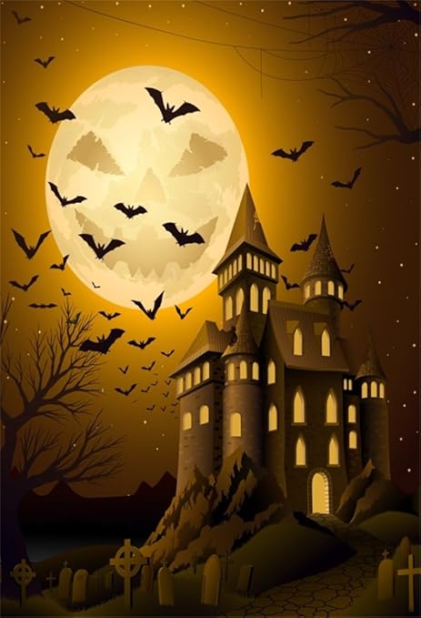 Aofoto 6x8ft Haunted House Photography Background Scary Amazon Co Uk Camera Photo