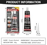 Flintronic RTV Engine Sealant 85ml Black High Temp Silicone Gasket Sealant view 2
