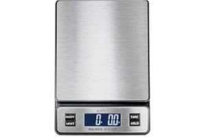 Weighmax W-2809 65 LB X 0.1 OZ Durable Stainless Steel Digital Postal Scale, Shipping Scale with AC Adapter,W-2809-65LB