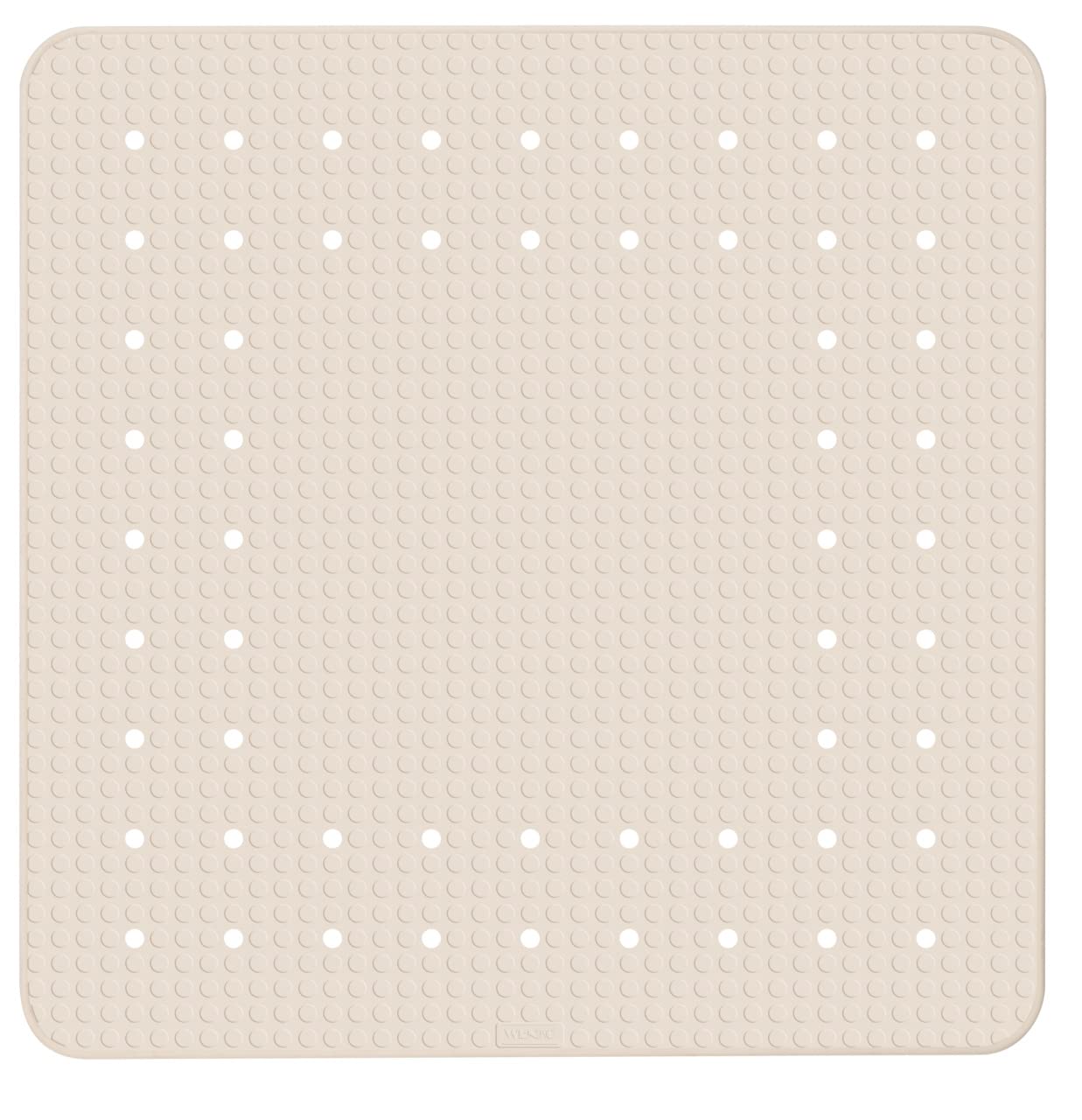 WENKO Alfombra ducha Mirasol 54x54 cm, Beige, 54x54cm
