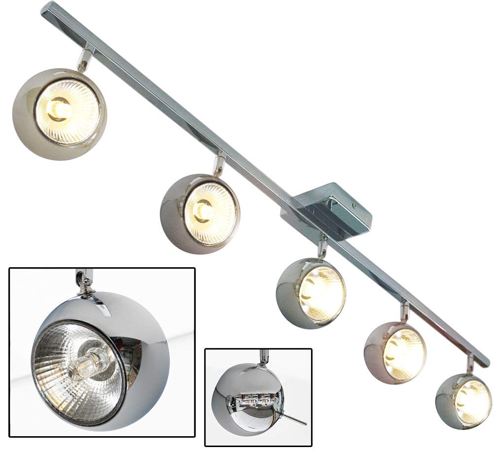 XXL LED Deckenleuchte Deckenlampe Decken Lampe 5x schwenkbar Spots