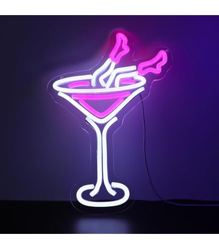 Amazon.com: Martini Glass Neon Sculpture : Tools & Home