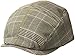 MG Mens Plaid Ivy Newsboy Cap Hat (Brown, Large)