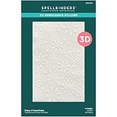 Spellbinders 3D Embossing Folder 5.5"x8.5" - Flurry of Snowflakes