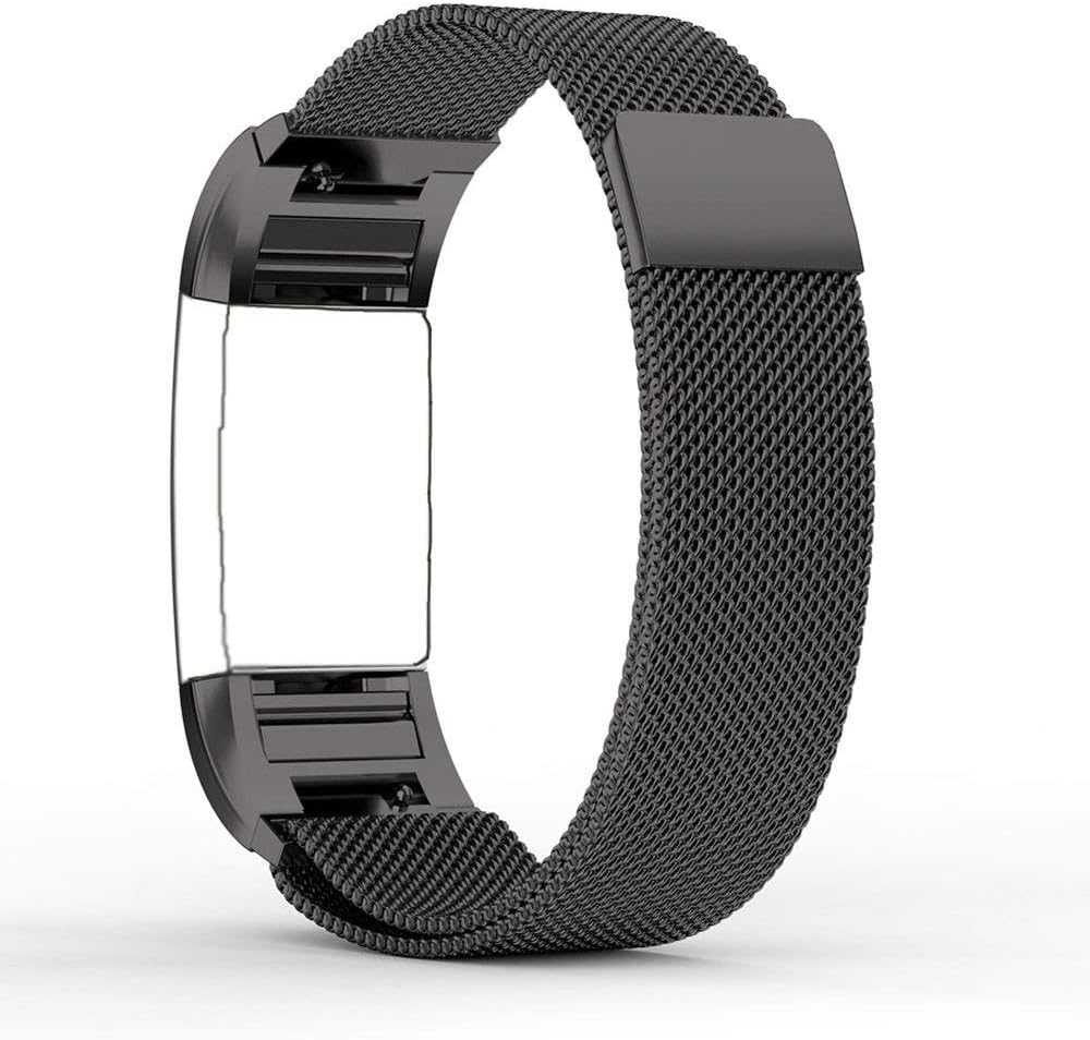 SWEES ErsatzArmband für Fitbit Charge 2, aus Edelstahl,