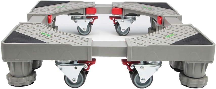 soporte de lavadora universal base movil multifuncional movil ajustable base ajustable rodillo para secadora lavadora y refrigerador 4 ruedas doulbe