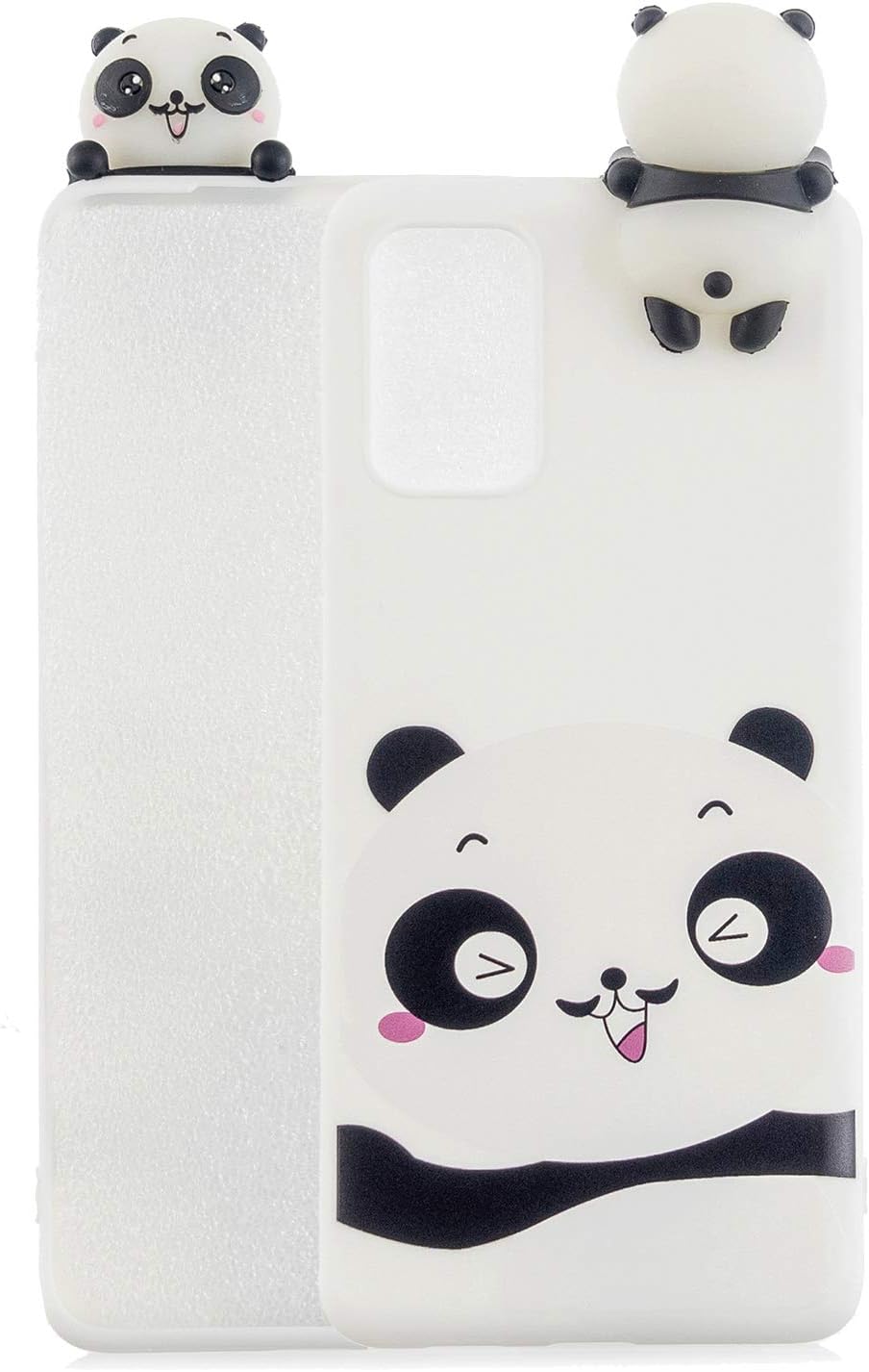 Gostyle Cute 3D Cartoon Case Compatible with Samsung Galaxy S20 Plus 6.7 inch,Lovely Animal White Bear Pattern Soft Silicone Back Cover,Ultra Slim Flexible TPU Bumper Anti-Scratch Cover