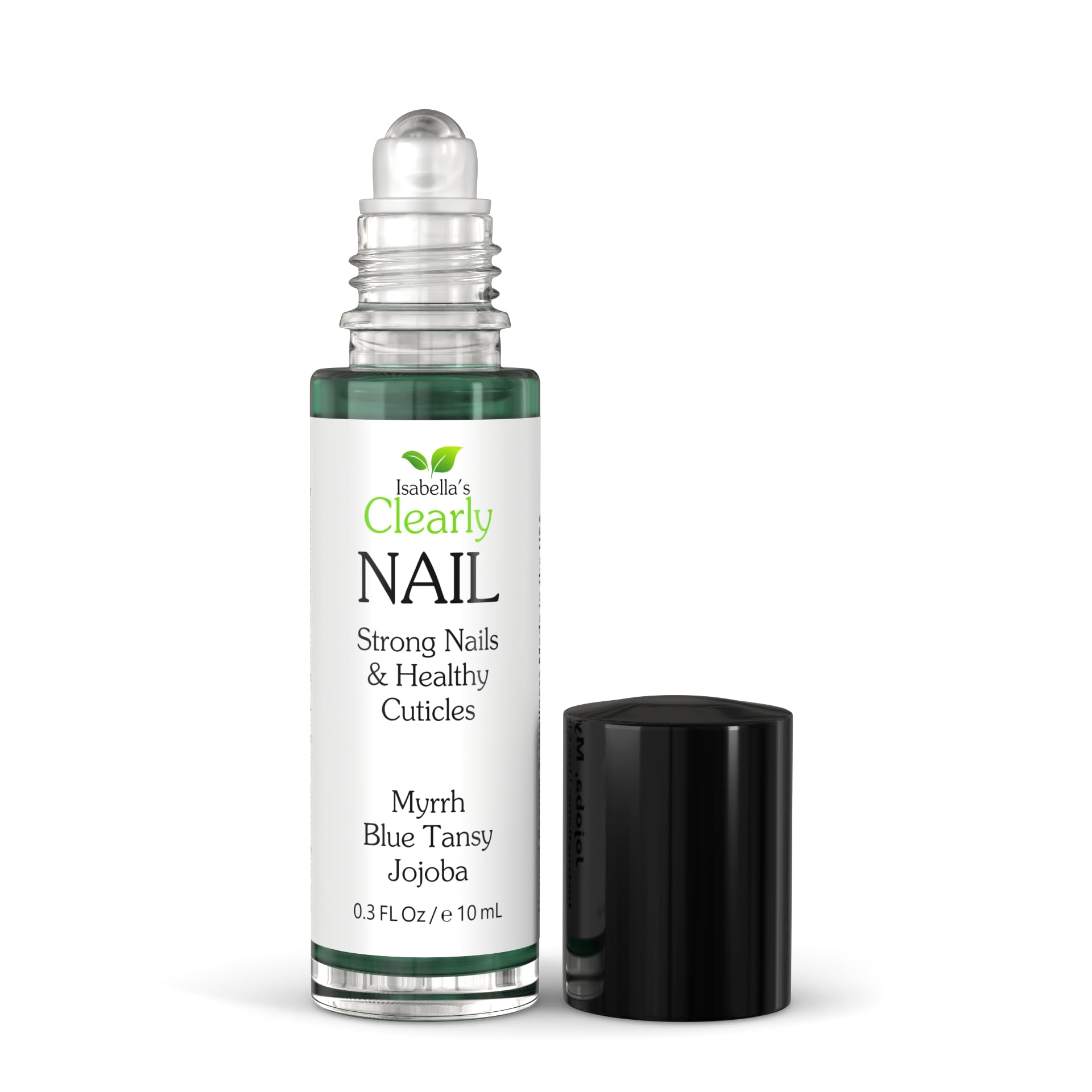 Isabella's Clearly NAIL, Nail and Cuticle Oil Treatment | Nail Strengthener for Strong Healthy Nails & Cuticle Repair for Soft Cuticles | Natural Jojoba oil, Vitamin E, Tansy & Tea Tree oil