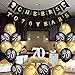 Konsait 70th Birthday Party Decorations Kit, Cheers to 70th Birthday Banner for Her Him, Celebration 70th Birthday Latex Balloons black and gold for 70 Years Old Party Decoration Supplies Favors