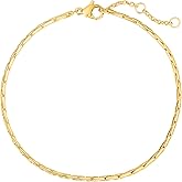 WEARON Gold Bracelet for Women 14K Gold Plated Snake Herringbone Figaro Cuban Bead Paperclip Cable Box Chain Simple Jewelry