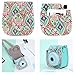 Katia Camera Case Bag Compatible for Fujifilm Instax Mini 11/ 9/ 8+/ 8 Instant Film Camera with Shoulder Strap and Photo Accessories Pocket - Bohemian