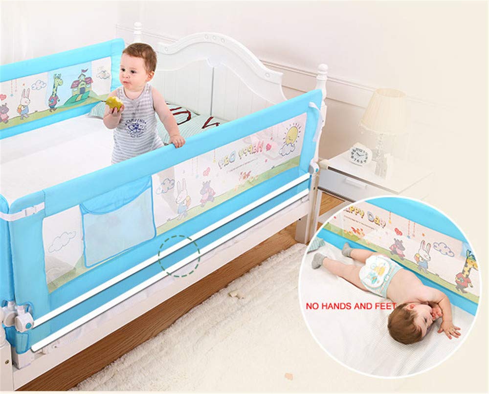 最高の お子様のベッドからの転倒を防ぐベッドフェンス ベー 2m Pink B07q94gxcy 工場直送 Blog Treegle Org